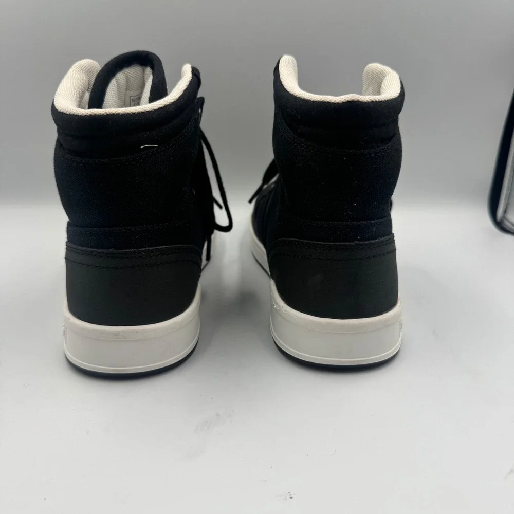 New Levi Strauss Women's Black High Top Canvas Sneakers Shoes Size 7.5